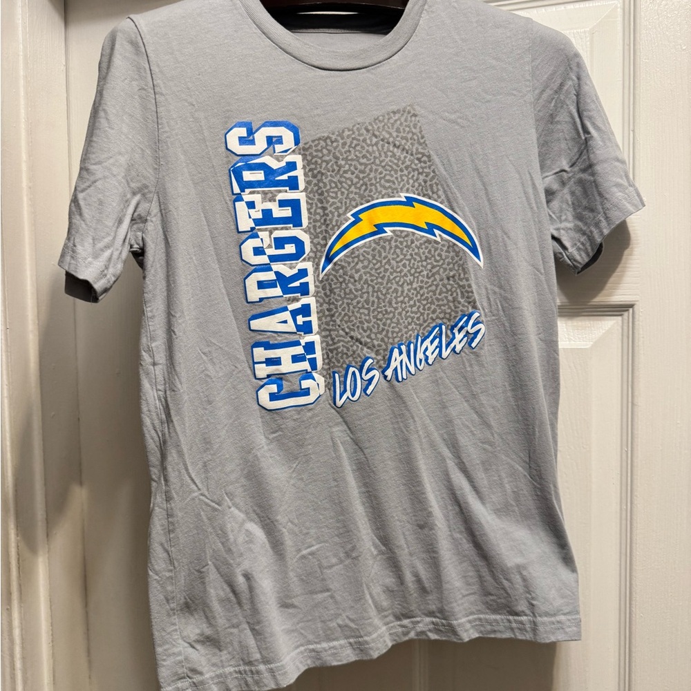 NFL Chargers Gray Short Sleeve Tee